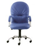 Кресло для руководителя «Avrora Steel Chrome»